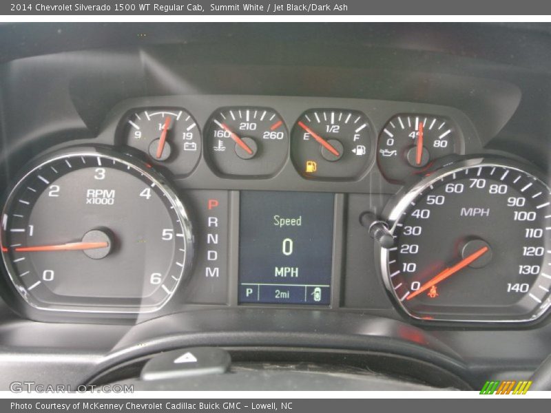 Summit White / Jet Black/Dark Ash 2014 Chevrolet Silverado 1500 WT Regular Cab