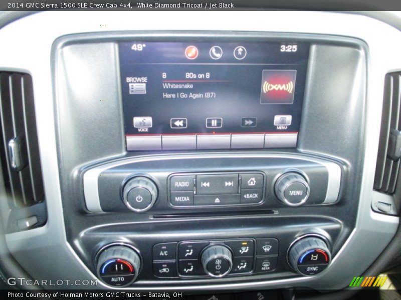 White Diamond Tricoat / Jet Black 2014 GMC Sierra 1500 SLE Crew Cab 4x4