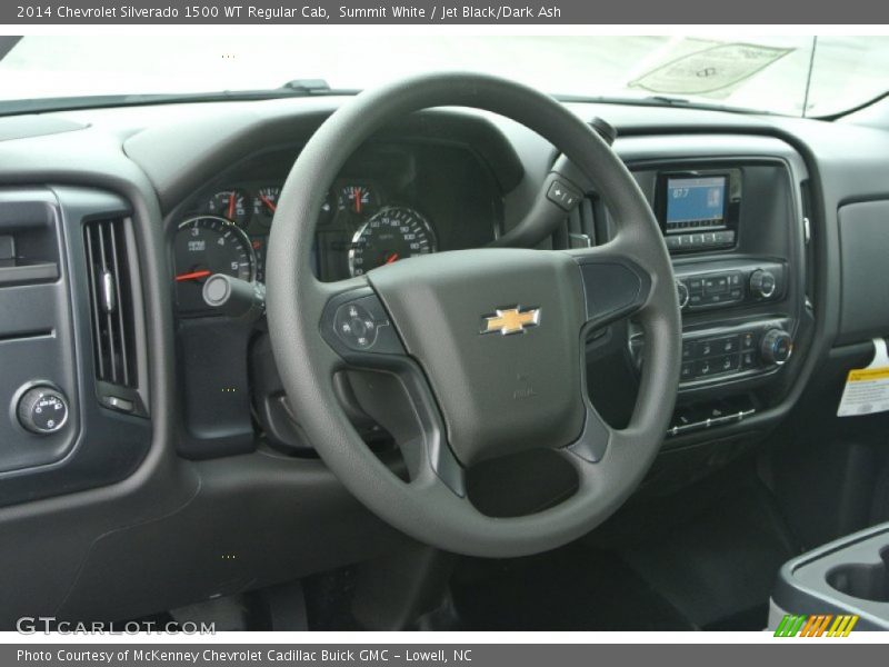 Summit White / Jet Black/Dark Ash 2014 Chevrolet Silverado 1500 WT Regular Cab