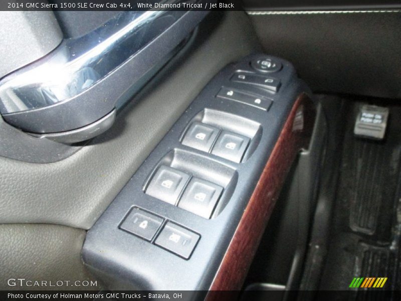 White Diamond Tricoat / Jet Black 2014 GMC Sierra 1500 SLE Crew Cab 4x4