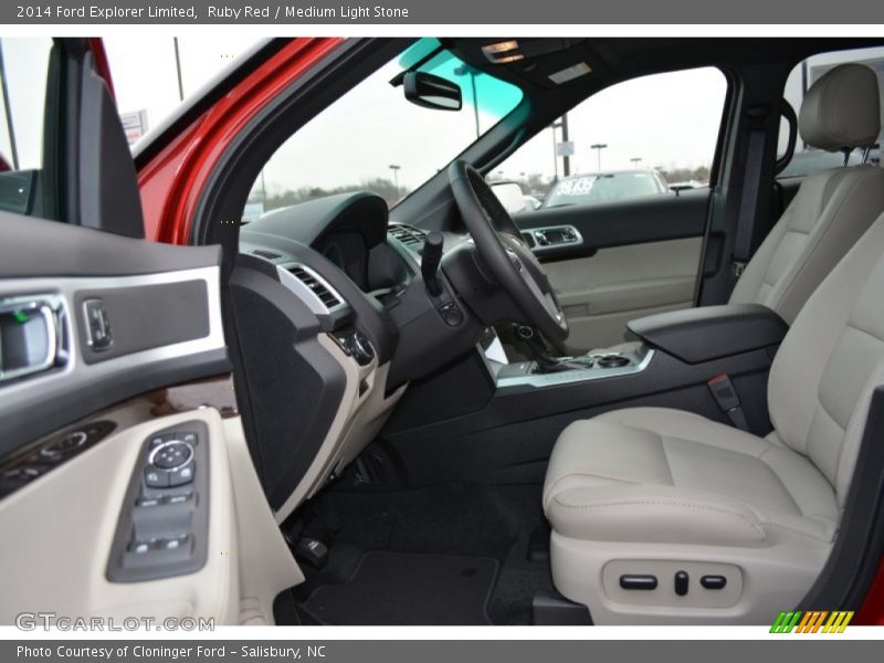 Ruby Red / Medium Light Stone 2014 Ford Explorer Limited