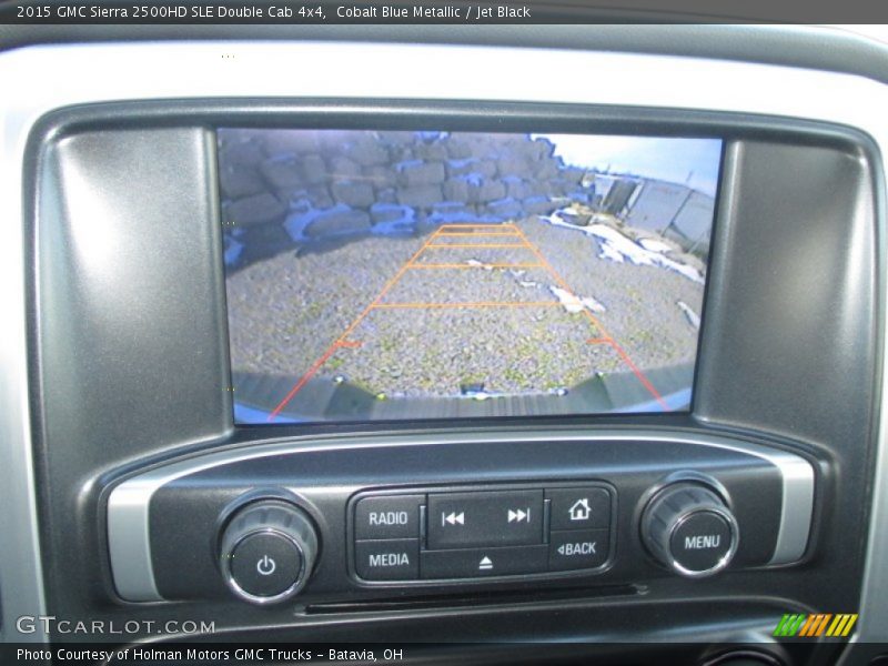 Cobalt Blue Metallic / Jet Black 2015 GMC Sierra 2500HD SLE Double Cab 4x4