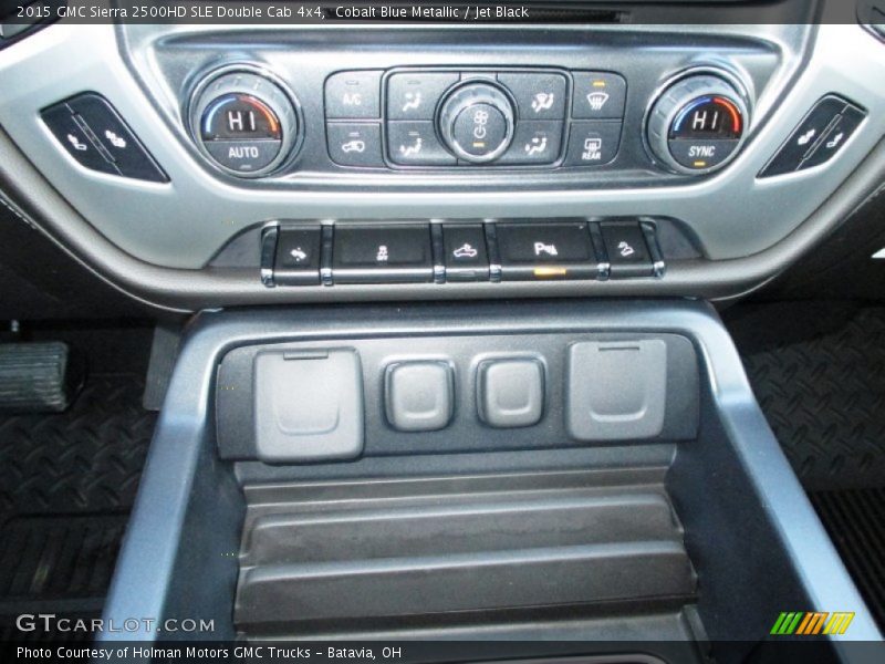 Cobalt Blue Metallic / Jet Black 2015 GMC Sierra 2500HD SLE Double Cab 4x4