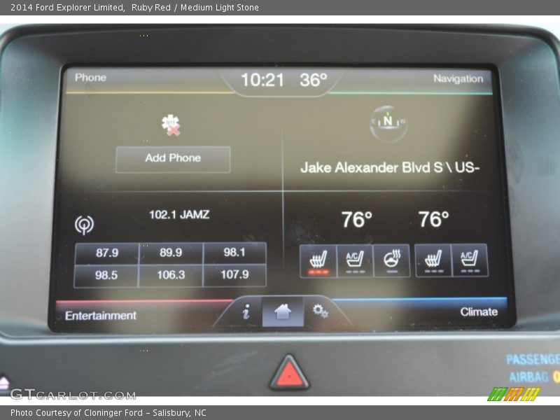 Ruby Red / Medium Light Stone 2014 Ford Explorer Limited