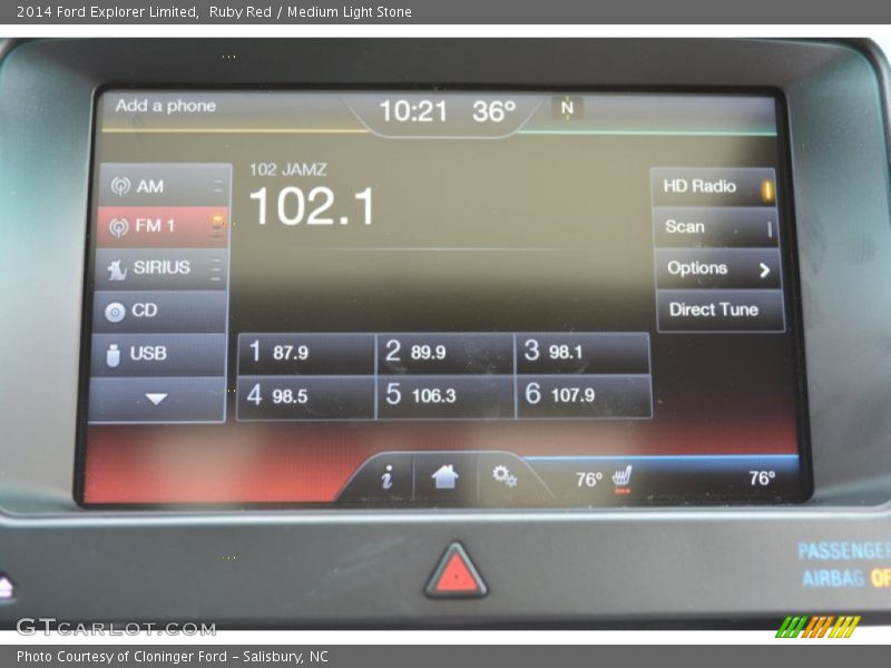 Ruby Red / Medium Light Stone 2014 Ford Explorer Limited