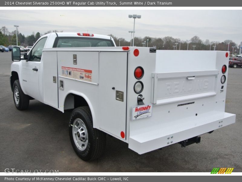 Summit White / Dark Titanium 2014 Chevrolet Silverado 2500HD WT Regular Cab Utility Truck