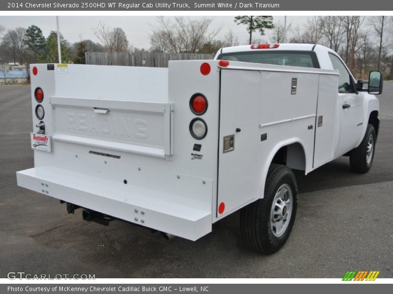 Summit White / Dark Titanium 2014 Chevrolet Silverado 2500HD WT Regular Cab Utility Truck