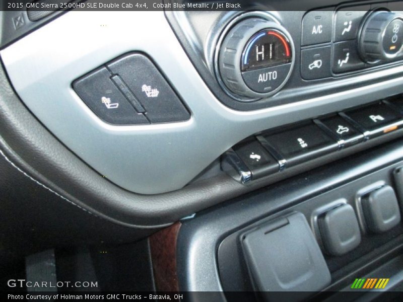 Cobalt Blue Metallic / Jet Black 2015 GMC Sierra 2500HD SLE Double Cab 4x4
