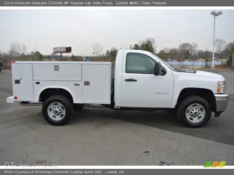 Summit White / Dark Titanium 2014 Chevrolet Silverado 2500HD WT Regular Cab Utility Truck