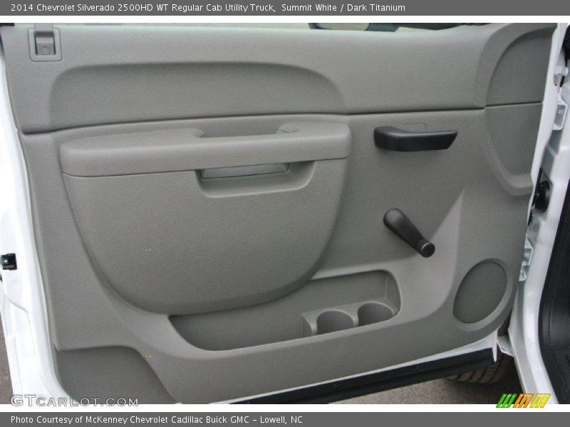 Summit White / Dark Titanium 2014 Chevrolet Silverado 2500HD WT Regular Cab Utility Truck