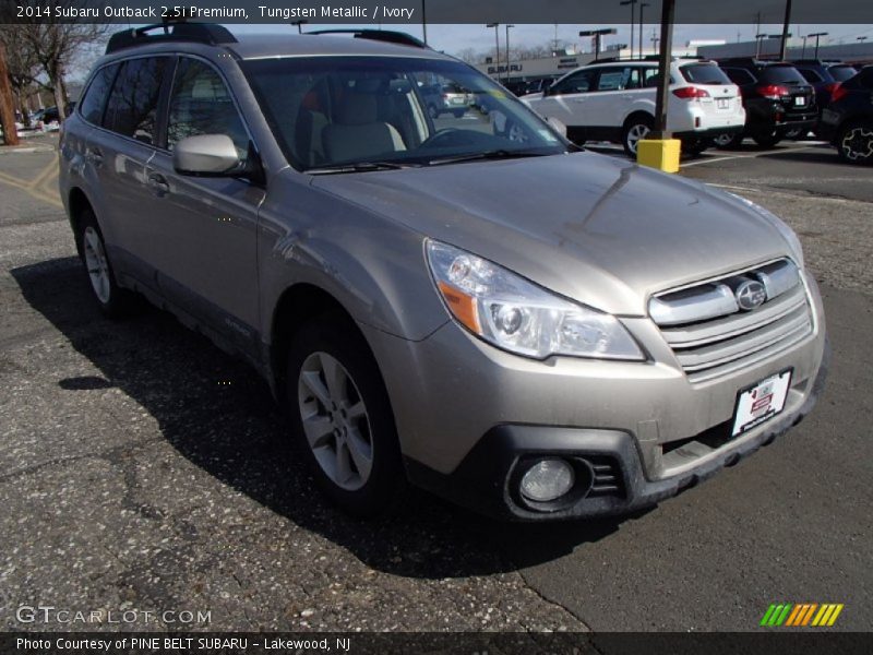 Tungsten Metallic / Ivory 2014 Subaru Outback 2.5i Premium