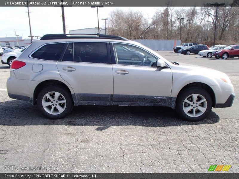 Tungsten Metallic / Ivory 2014 Subaru Outback 2.5i Premium