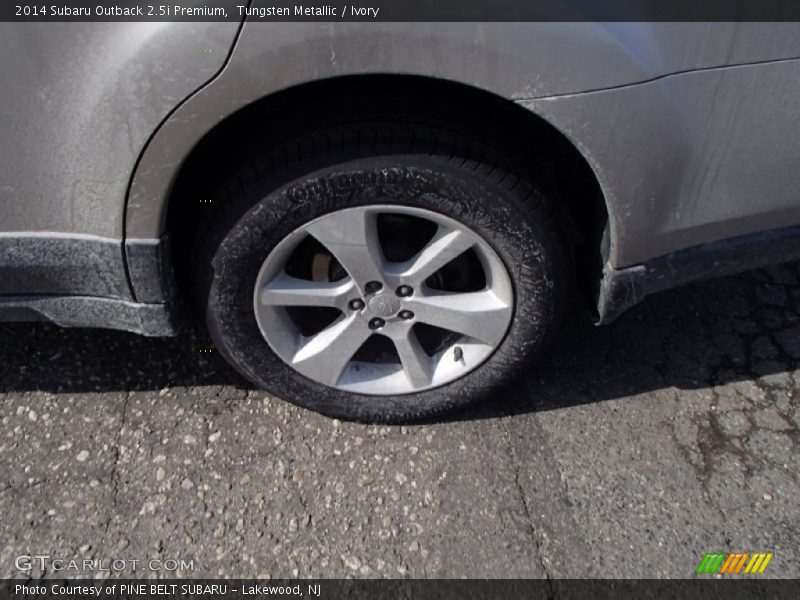 Tungsten Metallic / Ivory 2014 Subaru Outback 2.5i Premium