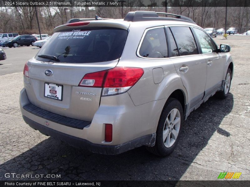 Tungsten Metallic / Ivory 2014 Subaru Outback 2.5i Premium