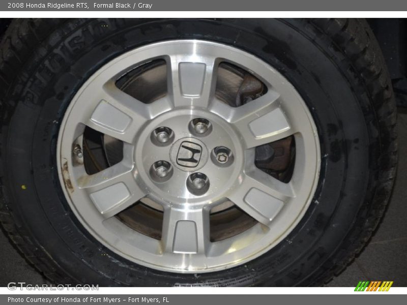 Formal Black / Gray 2008 Honda Ridgeline RTS