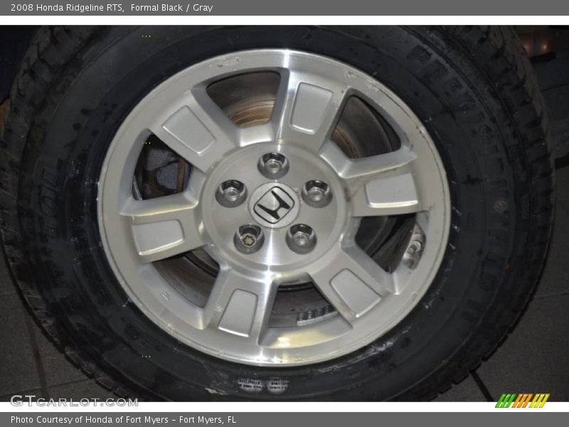 Formal Black / Gray 2008 Honda Ridgeline RTS