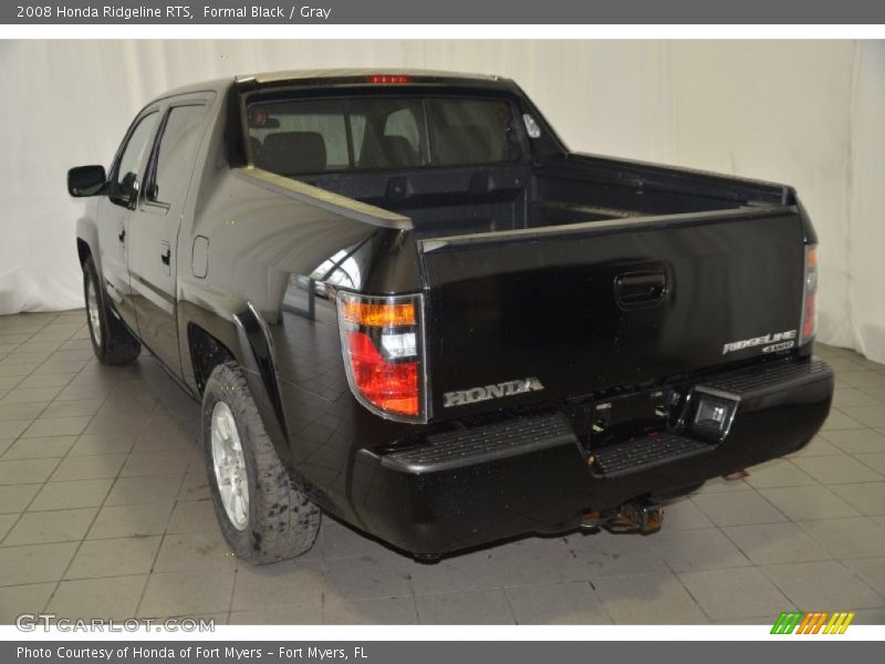 Formal Black / Gray 2008 Honda Ridgeline RTS