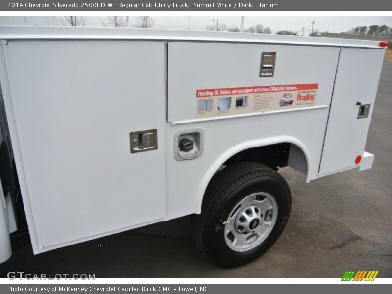Summit White / Dark Titanium 2014 Chevrolet Silverado 2500HD WT Regular Cab Utility Truck