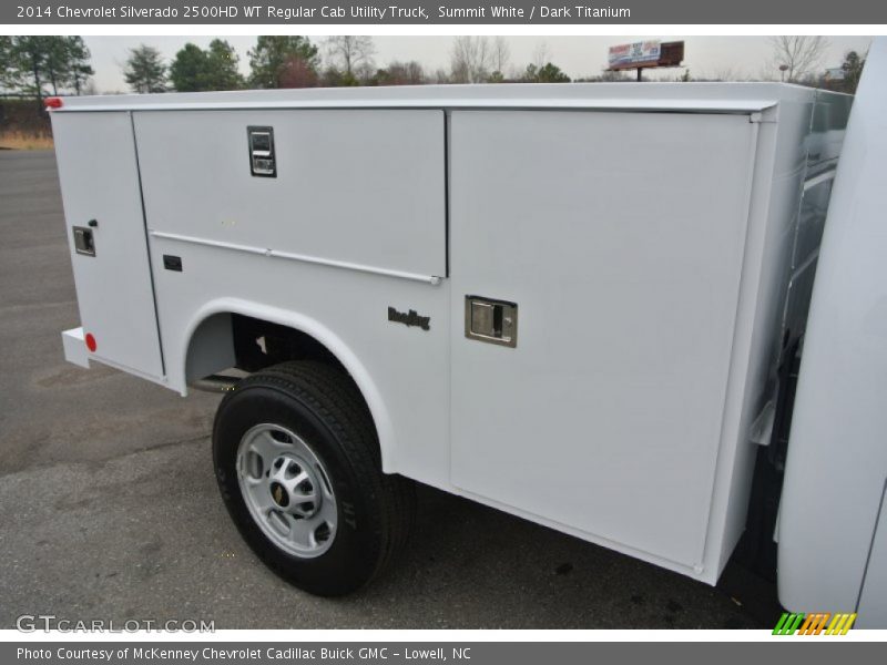 Summit White / Dark Titanium 2014 Chevrolet Silverado 2500HD WT Regular Cab Utility Truck
