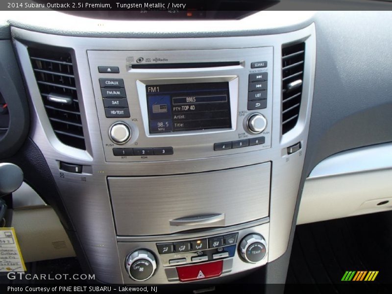 Tungsten Metallic / Ivory 2014 Subaru Outback 2.5i Premium
