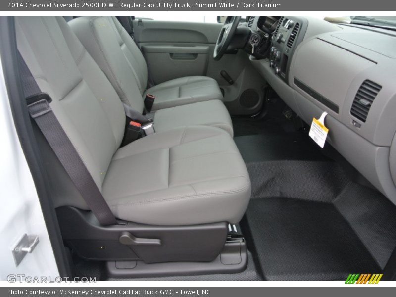 Summit White / Dark Titanium 2014 Chevrolet Silverado 2500HD WT Regular Cab Utility Truck