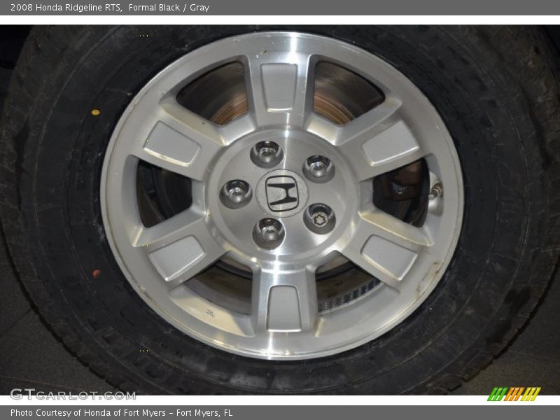 Formal Black / Gray 2008 Honda Ridgeline RTS
