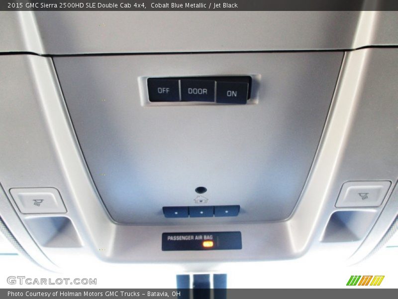Cobalt Blue Metallic / Jet Black 2015 GMC Sierra 2500HD SLE Double Cab 4x4