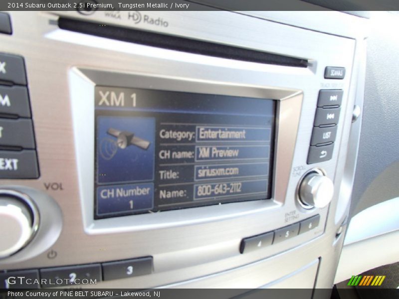 Tungsten Metallic / Ivory 2014 Subaru Outback 2.5i Premium