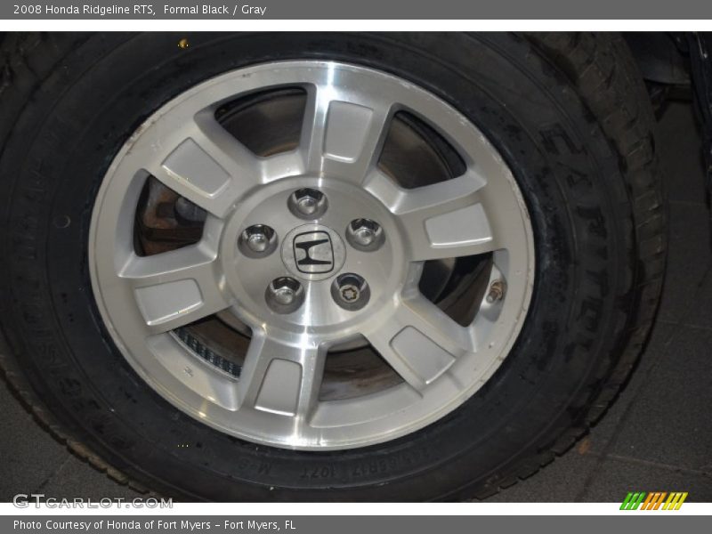 Formal Black / Gray 2008 Honda Ridgeline RTS