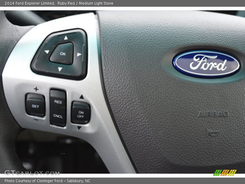 Ruby Red / Medium Light Stone 2014 Ford Explorer Limited