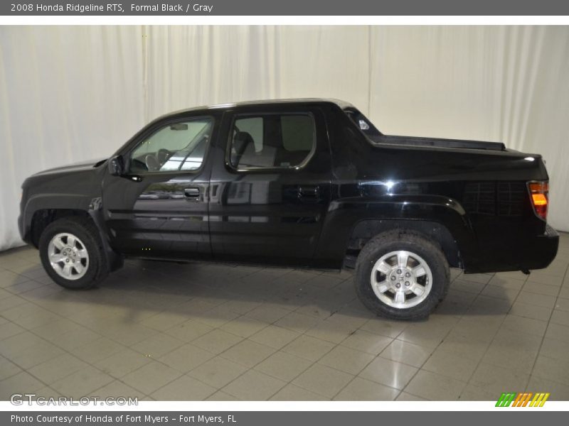 Formal Black / Gray 2008 Honda Ridgeline RTS