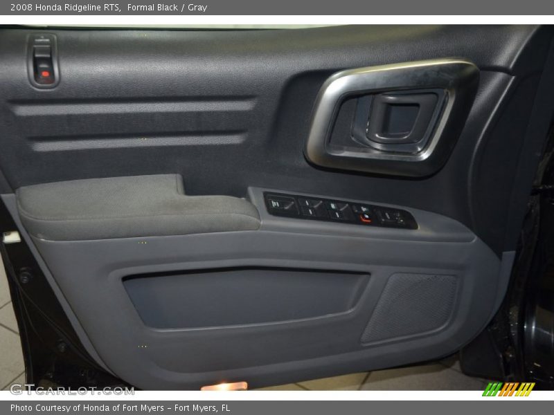 Formal Black / Gray 2008 Honda Ridgeline RTS