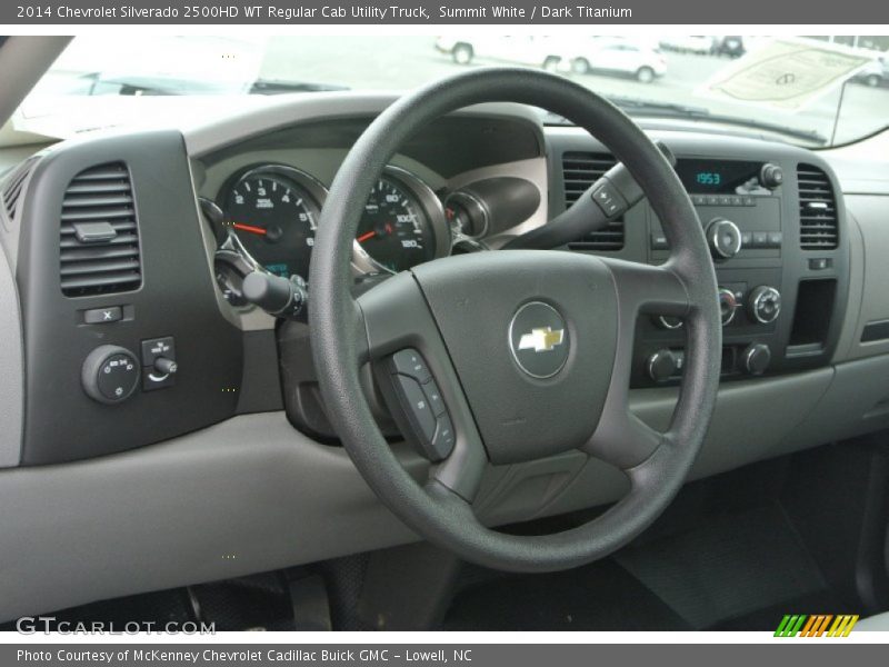 Summit White / Dark Titanium 2014 Chevrolet Silverado 2500HD WT Regular Cab Utility Truck