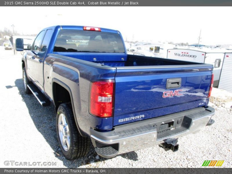 Cobalt Blue Metallic / Jet Black 2015 GMC Sierra 2500HD SLE Double Cab 4x4