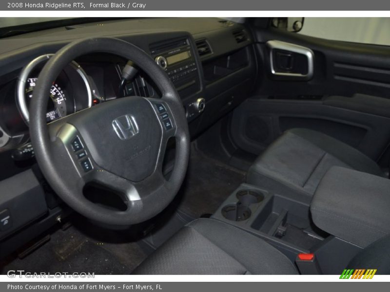 Formal Black / Gray 2008 Honda Ridgeline RTS