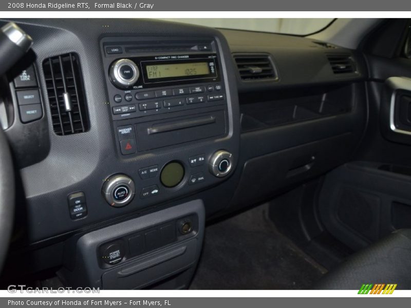 Formal Black / Gray 2008 Honda Ridgeline RTS