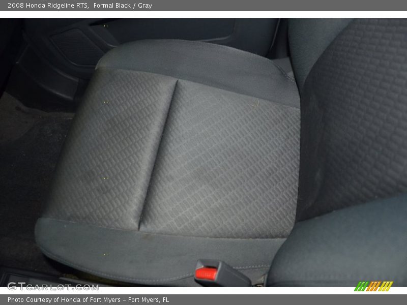Formal Black / Gray 2008 Honda Ridgeline RTS