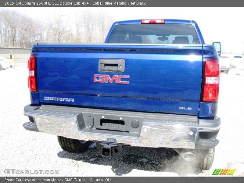 Cobalt Blue Metallic / Jet Black 2015 GMC Sierra 2500HD SLE Double Cab 4x4