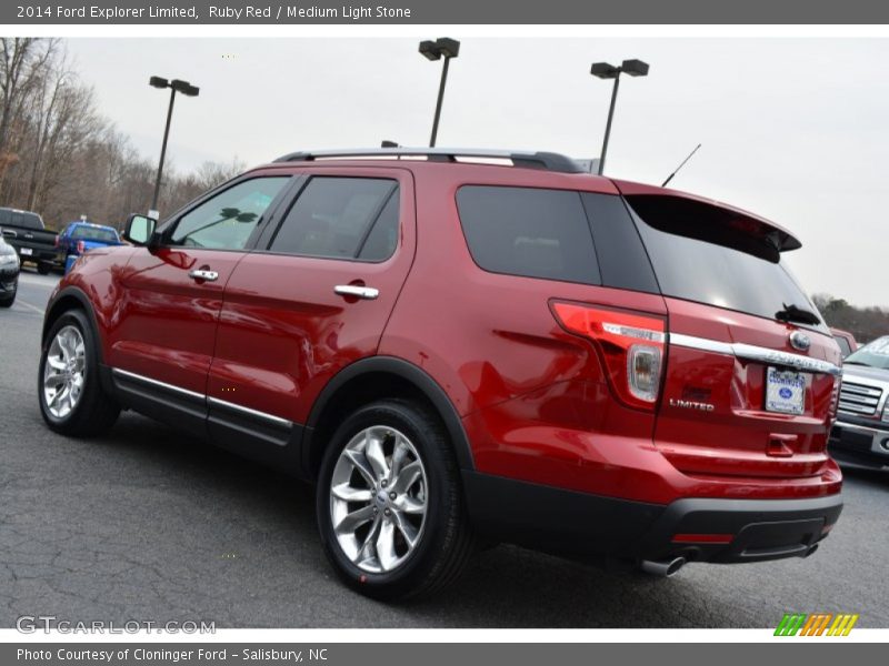 Ruby Red / Medium Light Stone 2014 Ford Explorer Limited