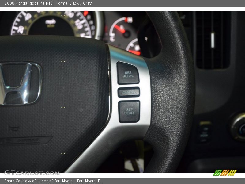 Formal Black / Gray 2008 Honda Ridgeline RTS