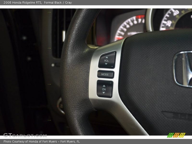 Formal Black / Gray 2008 Honda Ridgeline RTS