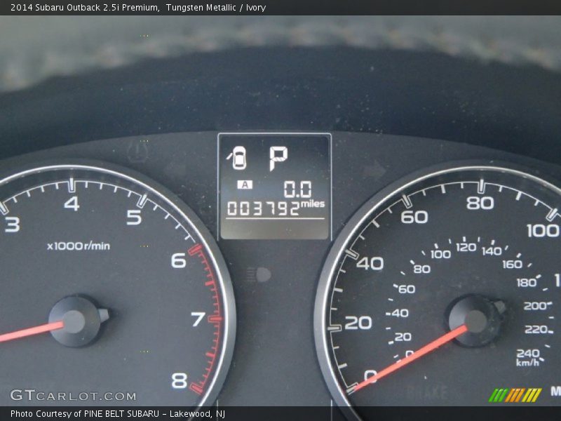 Tungsten Metallic / Ivory 2014 Subaru Outback 2.5i Premium
