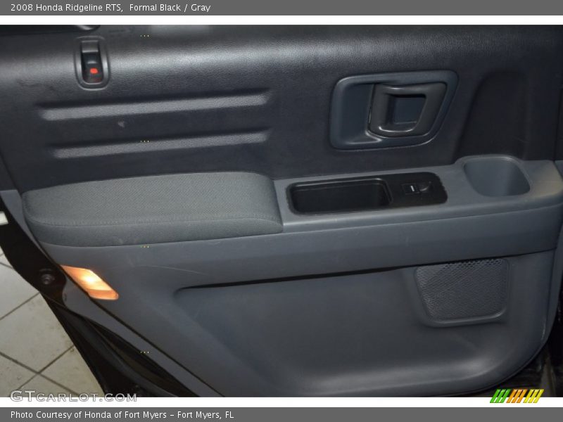 Formal Black / Gray 2008 Honda Ridgeline RTS