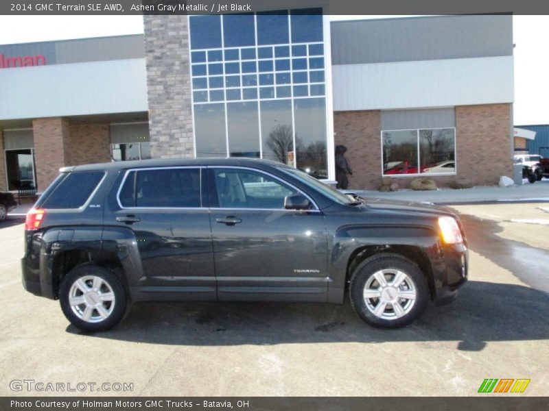 Ashen Gray Metallic / Jet Black 2014 GMC Terrain SLE AWD