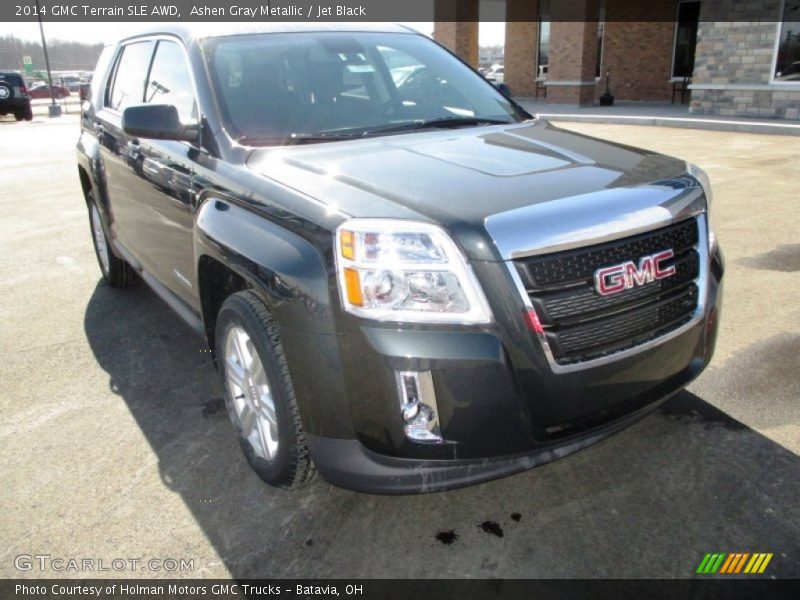 Ashen Gray Metallic / Jet Black 2014 GMC Terrain SLE AWD