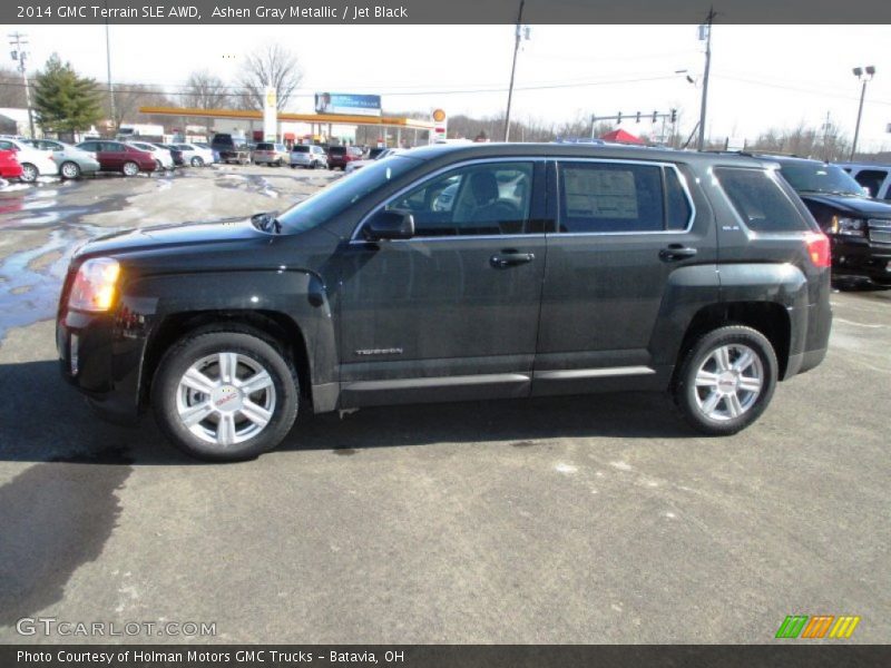 Ashen Gray Metallic / Jet Black 2014 GMC Terrain SLE AWD