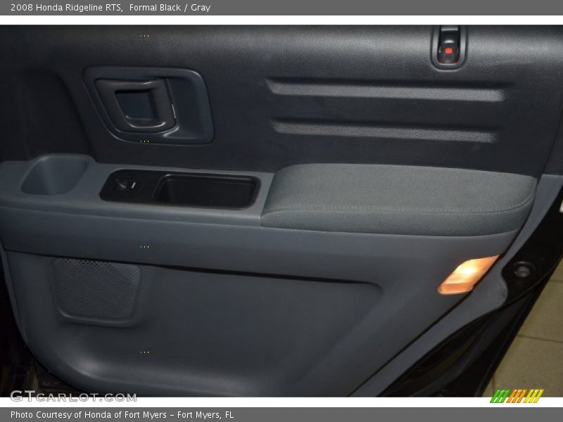 Formal Black / Gray 2008 Honda Ridgeline RTS