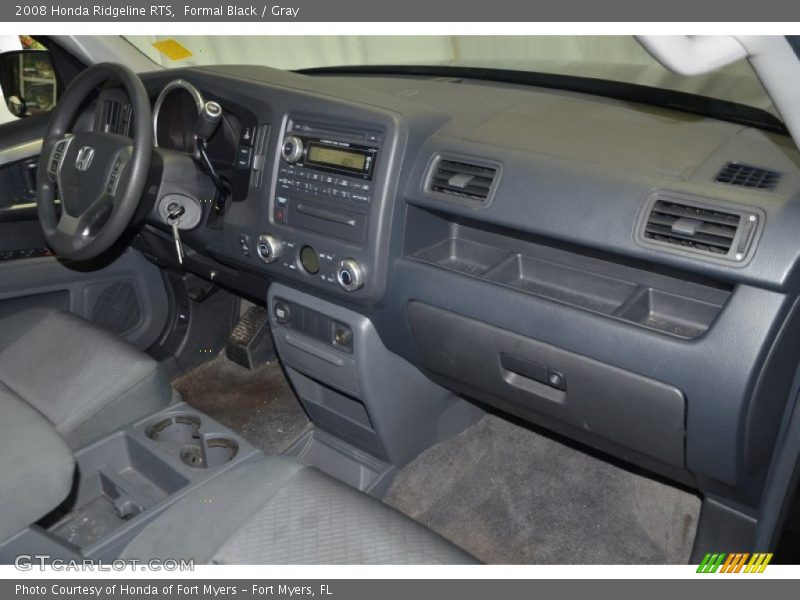 Formal Black / Gray 2008 Honda Ridgeline RTS