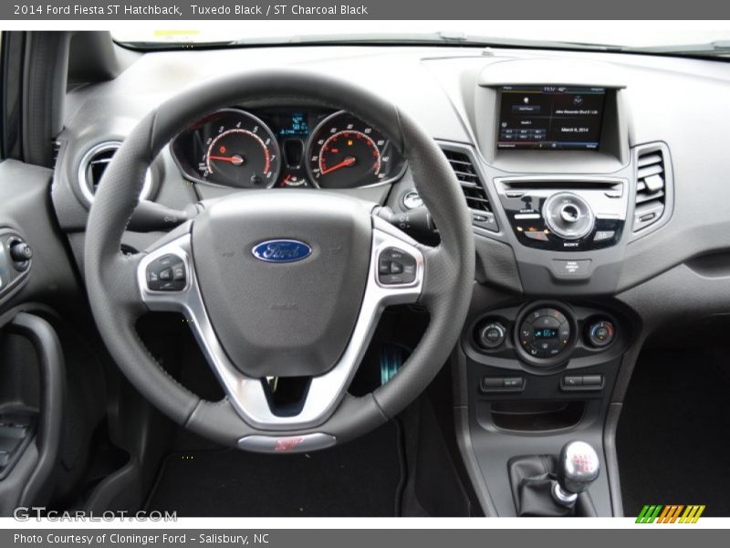 Dashboard of 2014 Fiesta ST Hatchback