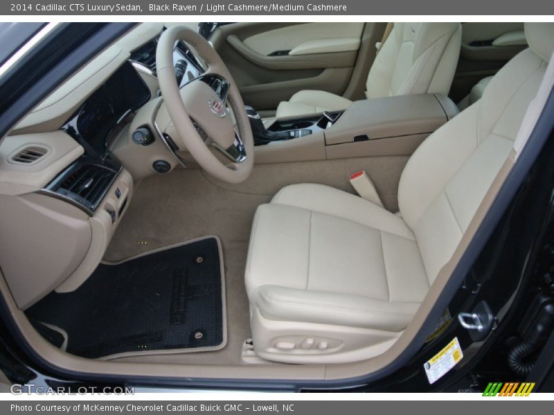 Black Raven / Light Cashmere/Medium Cashmere 2014 Cadillac CTS Luxury Sedan